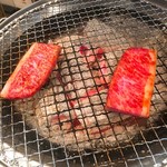 焼肉 ももふく - 焼き焼き、ワクワク(^ ^)