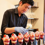 Dessert Le Comptoir - 苺のパフェ会♡
