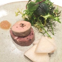 ロゼット - フォアグラと鳥取産猪のテリーヌ