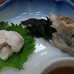 かね久 - 夕食（あんこうのとも酢）