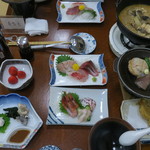 かね久 - 夕食全景