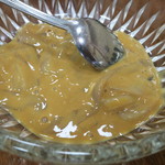 かね久 - 朝食（自家製塩辛）