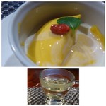 星期菜 白金 - ◆デザートは「マンゴプリン」・・マンゴの風味も濃厚で美味しい。 ◆龍井茶