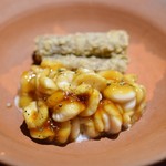 雲子醤油焼き、たたき牛蒡