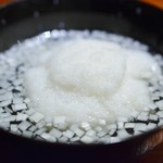 富小路 やま岸 - クエ、蕪蒸しの椀