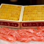 富小路 やま岸 - まぐろ・松浦の雲丹