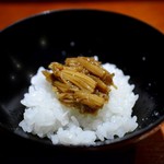 富小路 やま岸 - 土鍋御飯 ご飯のお伴3種