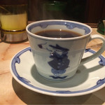 Kuro Mbo - ブレンドコーヒー：カップの柄が神戸らしい（笑）