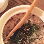 udo - 季節の土鍋ご飯（無農薬白米）