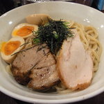 麺や 庄の - 特製つけめん(麺アップ)