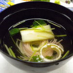 伊豆網代温泉　松風苑 - 吸い物（大晦日夜）