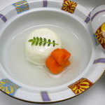 伊豆網代温泉　松風苑 - 煮物　百合根饅頭（元日夜）