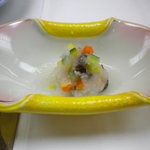 伊豆網代温泉　松風苑 - 酢の物　海鼠霙和え（元日夜）