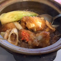 横浜中華街 北京飯店 - 渡り蟹と春雨の土鍋煮込み