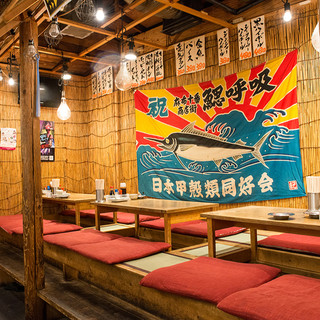 各種宴会に◎人気の掘りごたつ席