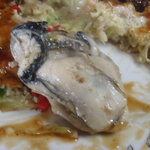 寿し割烹 みやけ - 日生の牡蠣は、火を通しても硬くならないそう。 ぷりぷりしてました。
