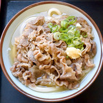 のぶ屋 - 肉うどん