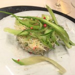 TACUBO - 毛蟹とクスクス・プンタレッラのサラダ仕立て