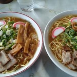 喜楽 - 左 並で右が大盛りです❗
      