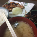 Yabuten - 赤魚西京漬定食。ワカメまでちゃんとしたワカメなのが美味しい。