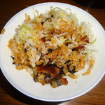 いば昇 - 薬味をチョイス、そしてお茶をかけてお茶漬けに