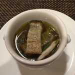 サラマンジェ ド ヨシノ - 太刀魚のスープ
