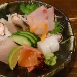 立ち飲み じんべえ - 刺身5種盛り