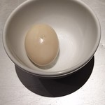 Raamen Kagetsu Arashi - 別皿とろ～り半熟味玉(2017年2月27日)