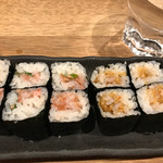 あてまき喜重朗 - 左；鯛わた 450円、右；あけがらし 400円。