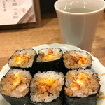 あてまき喜重朗 - うなぎクリームチーズ 580円。