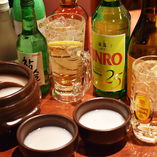 various drinks