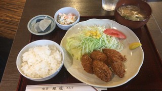 Kissa Ginza - カキフライ定食700円