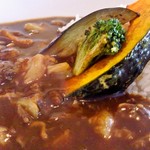 シバキチカフェ - 牛すじカレー（アップ）