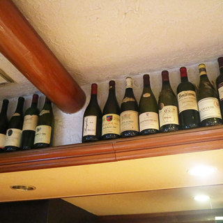 豊富なワイン