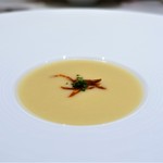 plenitude - フランス産　白インゲン豆のクリームスープ　イベリコのチョリゾ添え