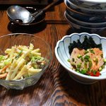 花紋 - 家庭的な料理もあります。お好みで