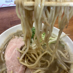 ぼたん - ガッツリ太めの太麺です