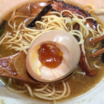 烈志笑魚油 麺香房 三く - 