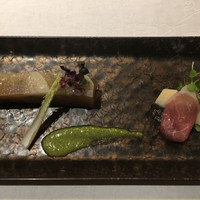 SAMURAI dos Premium Steak House 八重洲鉄鋼ビル店 - 大根のミルフィーユ仕立て