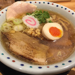 彩色ラーメンきんせい - 3日間限定“鯵煮干の醤油そば～特製フレーバーオイルを添えて～(800円)”