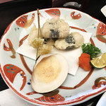 おおさか料理  浅井 - ふぐ白子のり巻き揚げ