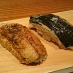 すし 市松 - 握り　蒸し穴子