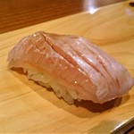 Sushi Ichimatsu - 握り　えんがわ 　※はりいかの代替料理です