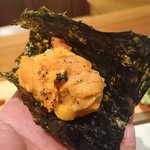 すし 市松 - 手巻　炙り雲丹