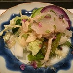 すし 市松 - 天然ふぐのサラダ