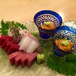 京ごちそう いしまる - お造り盛り合わせ