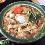 うどん市 - 納豆味噌鍋うどん ¥1030