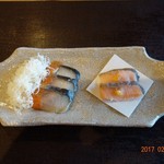 徳山鮓 - 鯖、ビワマスの熟鮓。