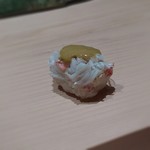 鮨 一幸 - 味噌付きで提供される