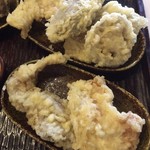 うどん 丸香 - 野菜天盛 + かしわ天